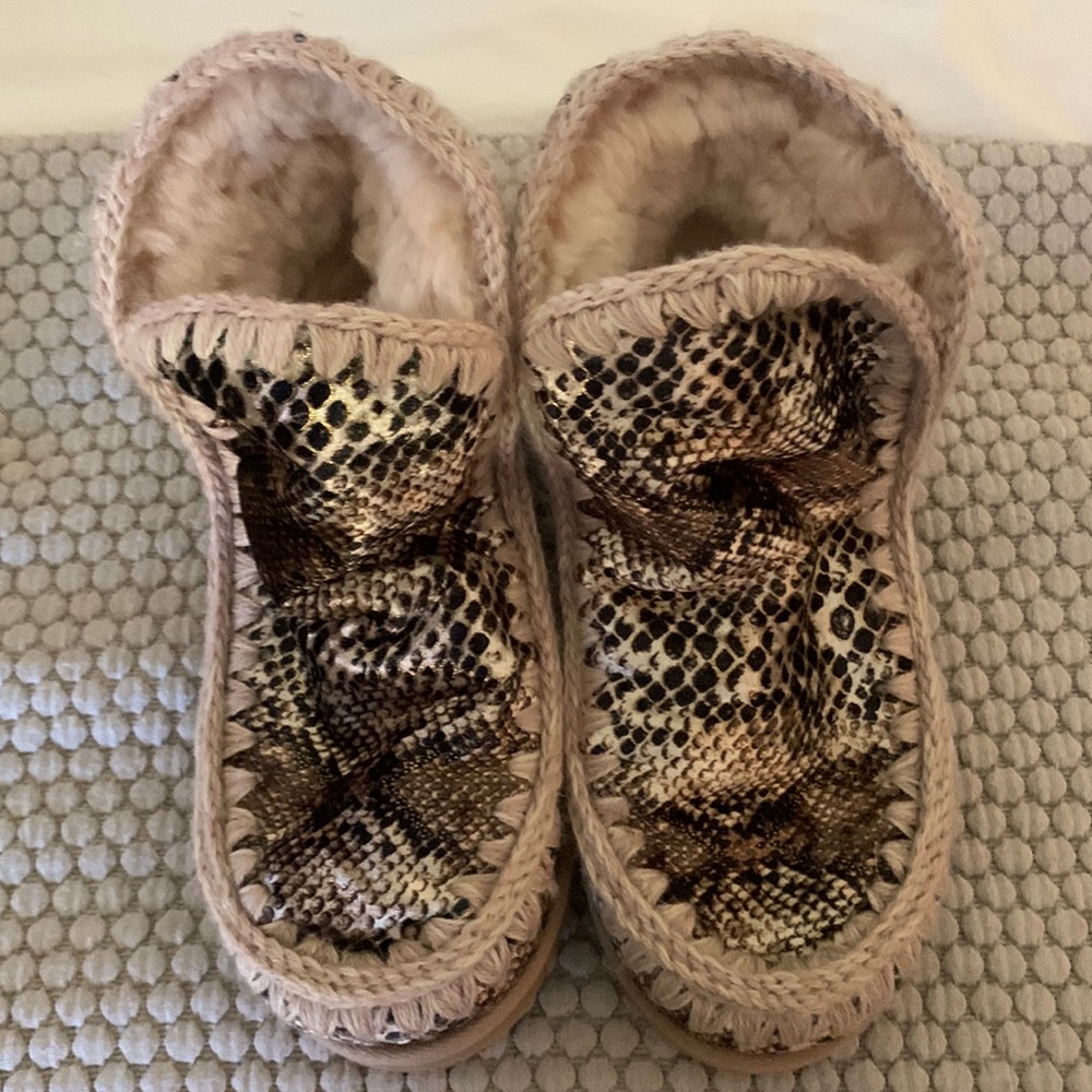 Snakeskin Mou boots